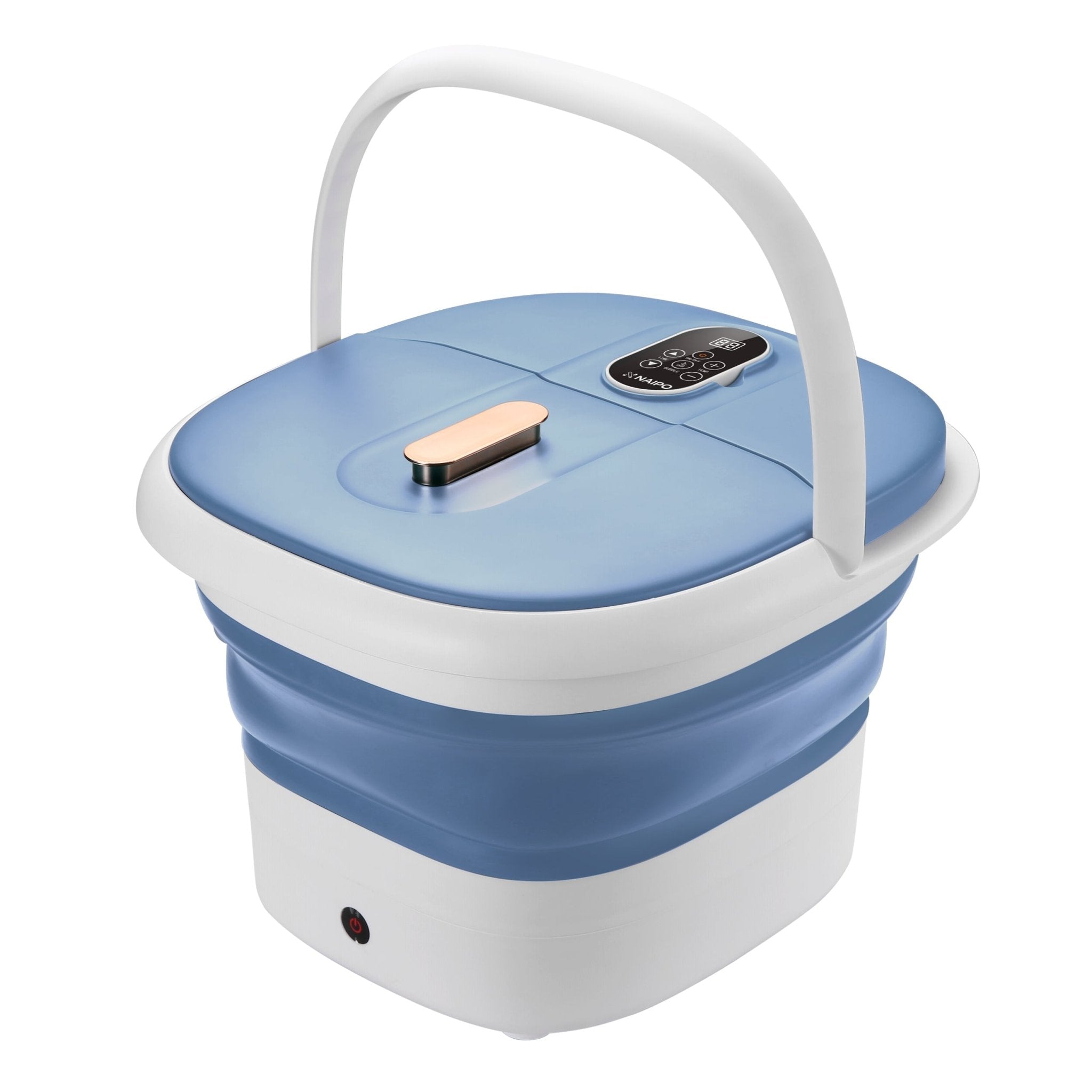 Collapsible Foot Spa with Massage Rollers, Heat, and Bubbles - NAIPO