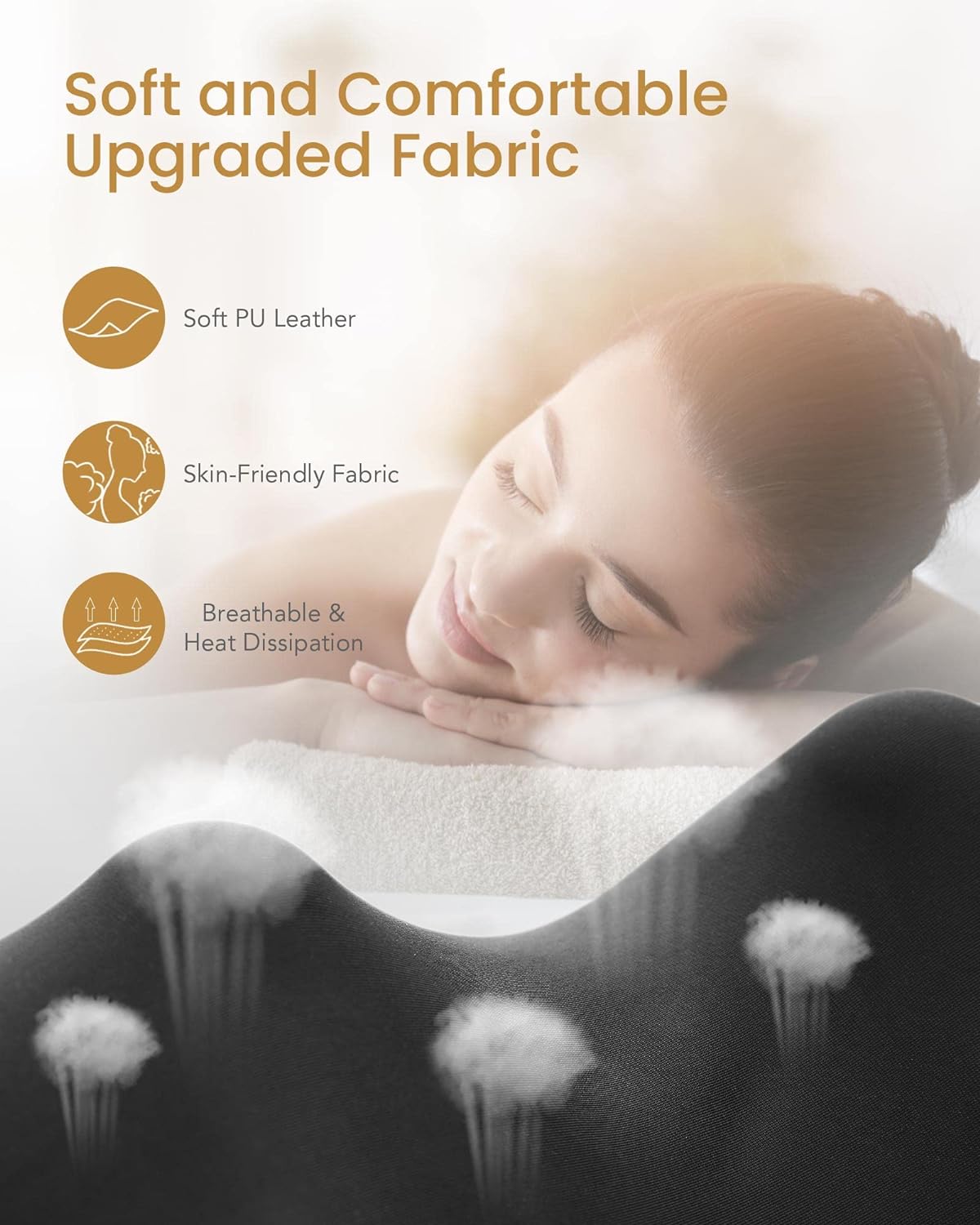 Naipo Neck and Shoulder Massager, 3D Deep Tissue Kneading Shiatsu Massager with Heat - NAIPO