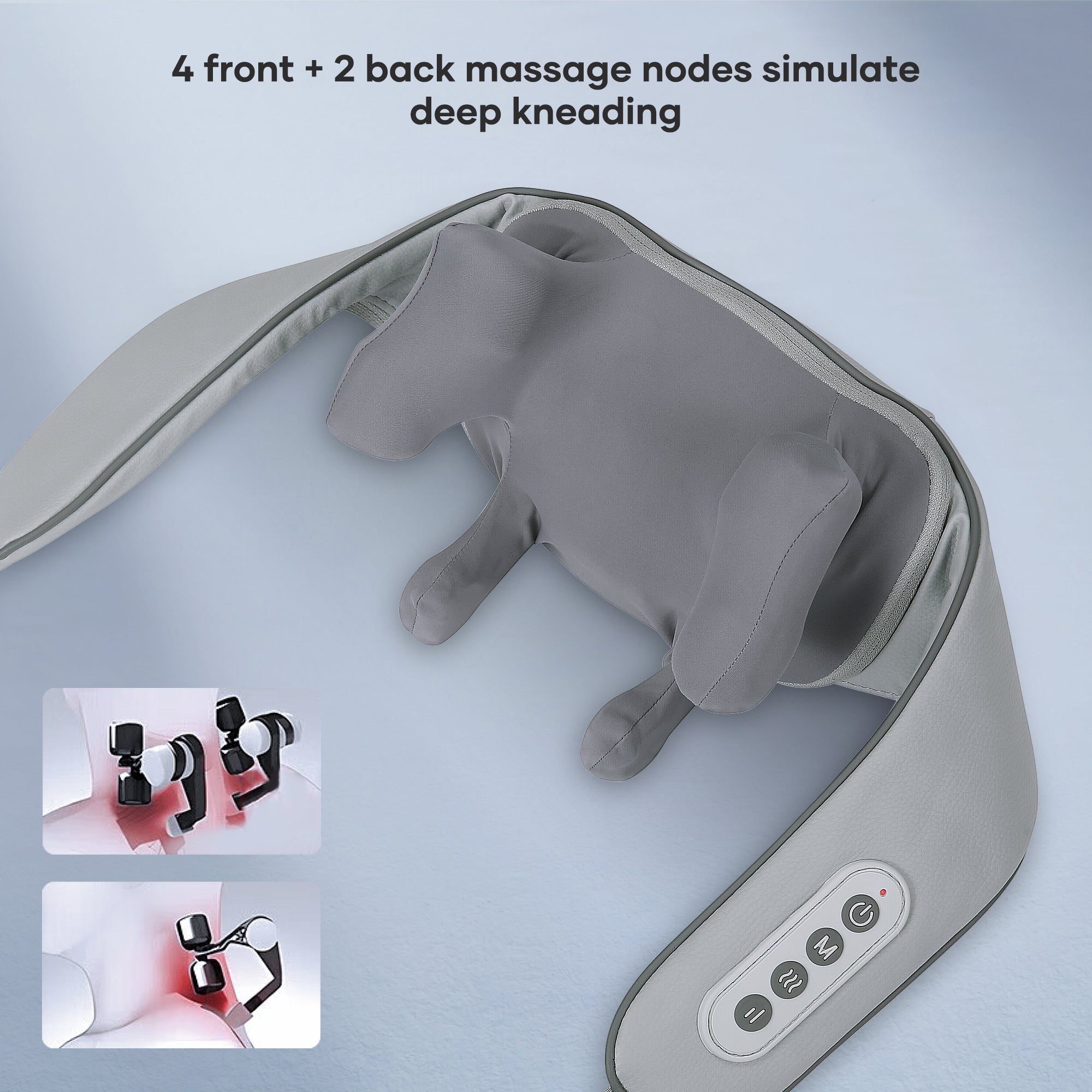 NAIPO oFree Shoulder Massager with Heat and Adjustable Straps - NAIPO