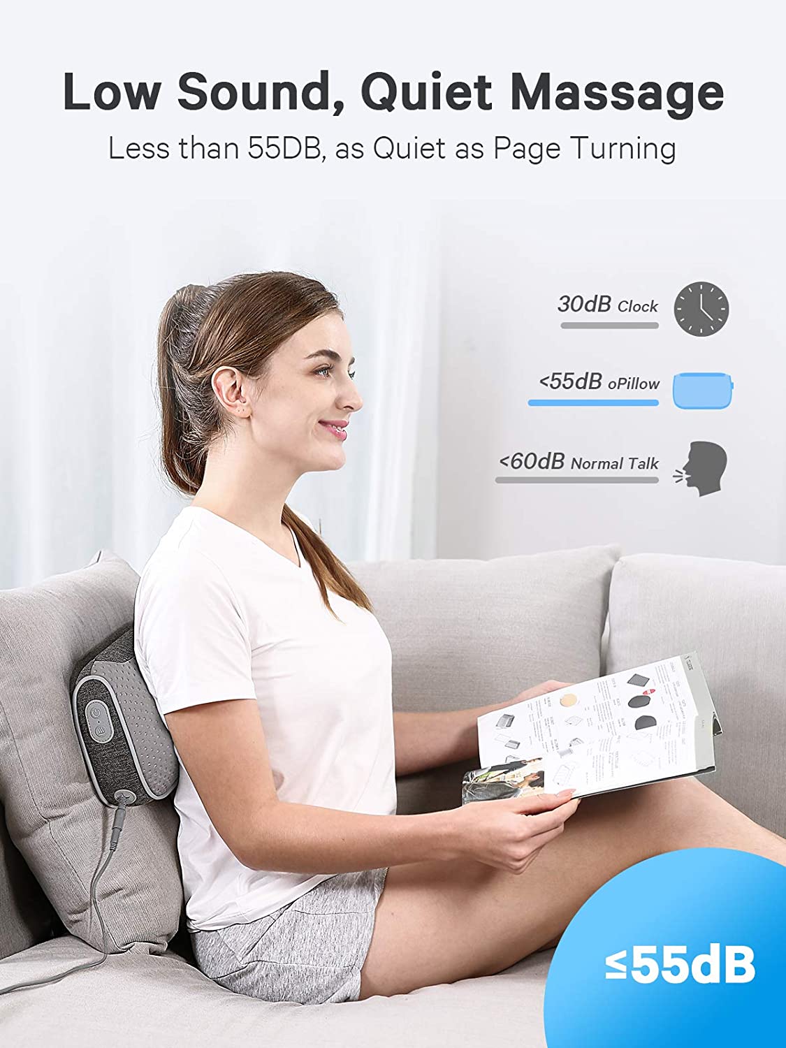 Shiatsu Massage Pillow with Heat--Wholesale--US - NAIPO