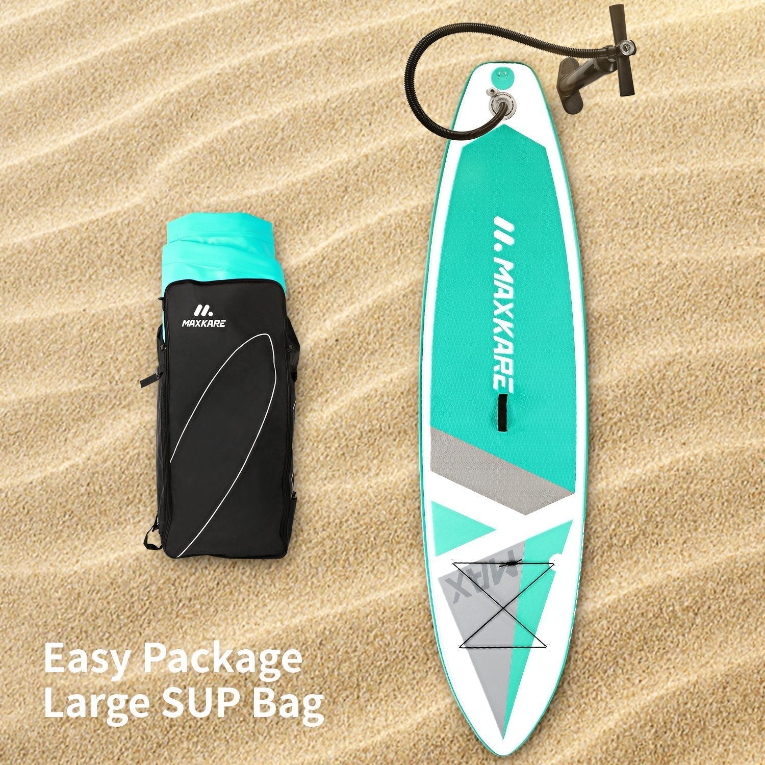 Stand Up Paddle Board Inflatable SUP with 10'30''6'' Premium Paddleboard & Bi-Directional Pump & Backpack Portable for Youth Adult Have Fun in River, Oceans and Lakes--Wholesale--US - NAIPO