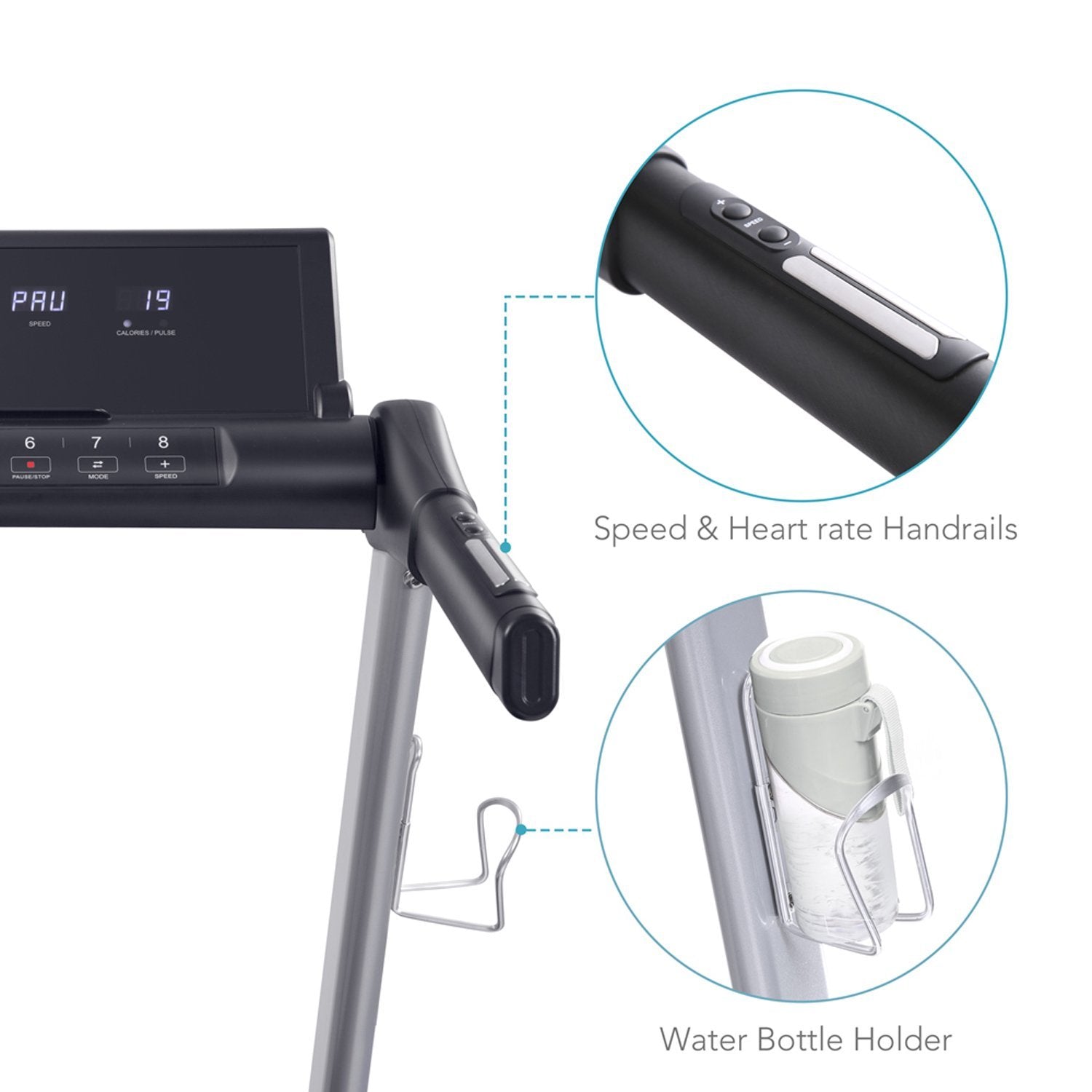 Treadmill for Home Treadmill Running Machine Folding Treadmill Electric Treadmill Workout - NAIPO