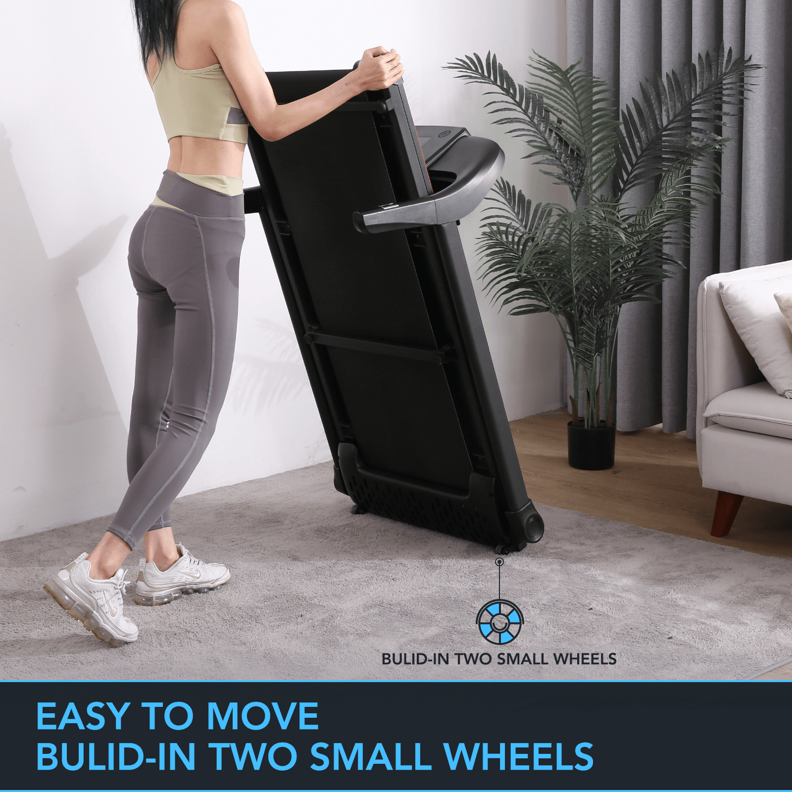 Voice Control Treadmill Bluetooth Running Machine - NAIPO