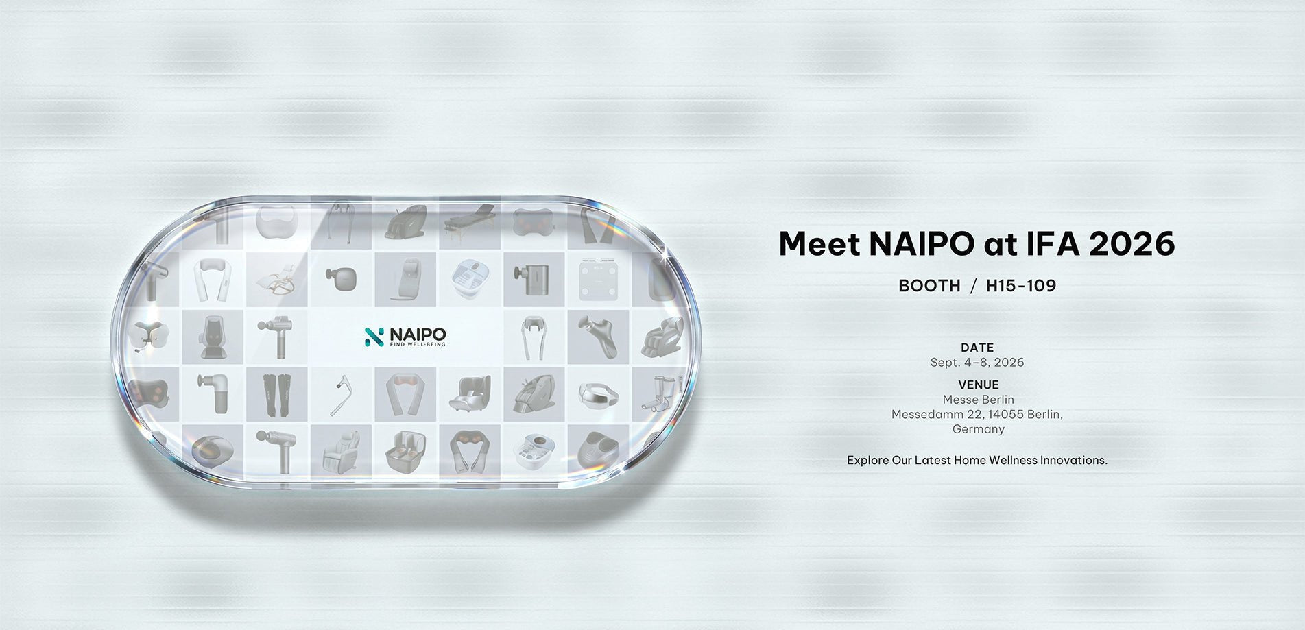 Experience Naipo at IFA 2026  | Home Wellness Innovations - NAIPO