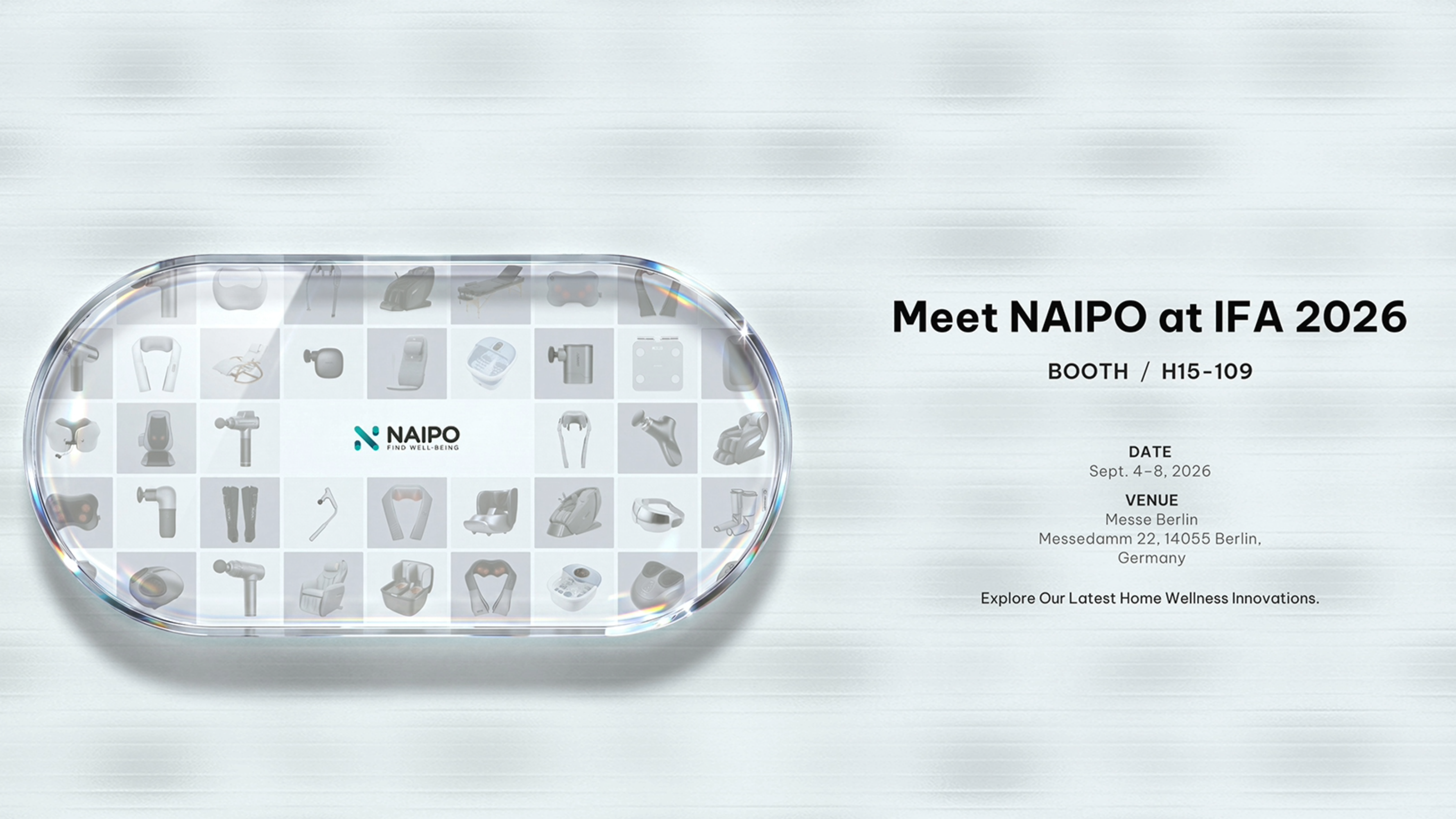Experience Naipo at IFA 2026  | Home Wellness Innovations