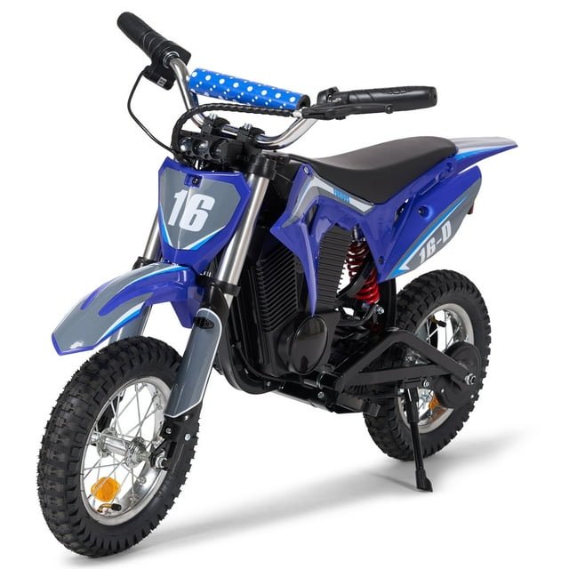 36V Electric Dirt Bike,300W Brushless Motor,13.7MPH & 7 Miles Long-Range, 3-Speed Modes Motorcycle for Kids Ages 6-12