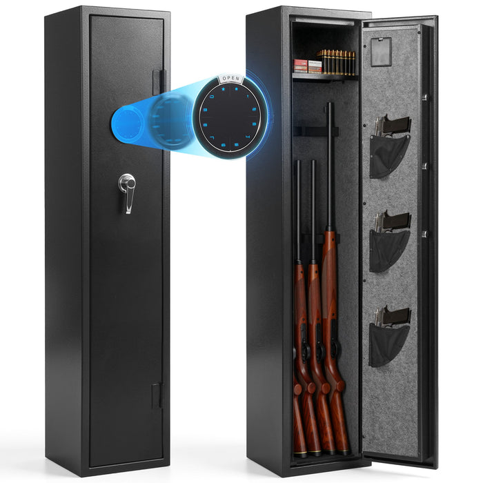 4-5 Gun Safe, Long Gun Safe for Rifles and Pistols ,Rifle Safe for Hom