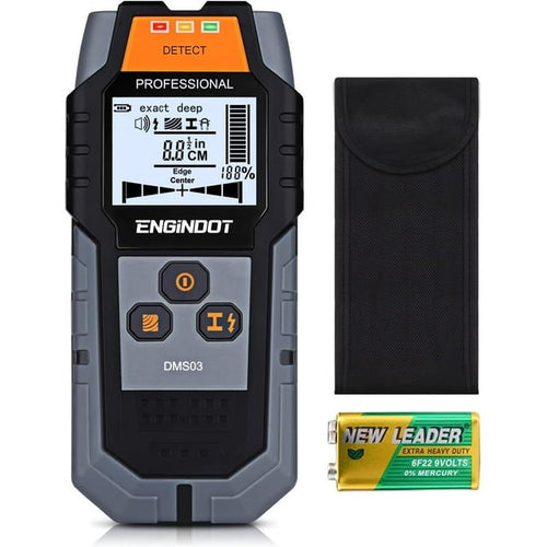 ENGiNDOT Stud Finder Wall Scanner - 5 in 1 Stud Detector with HD LCD D