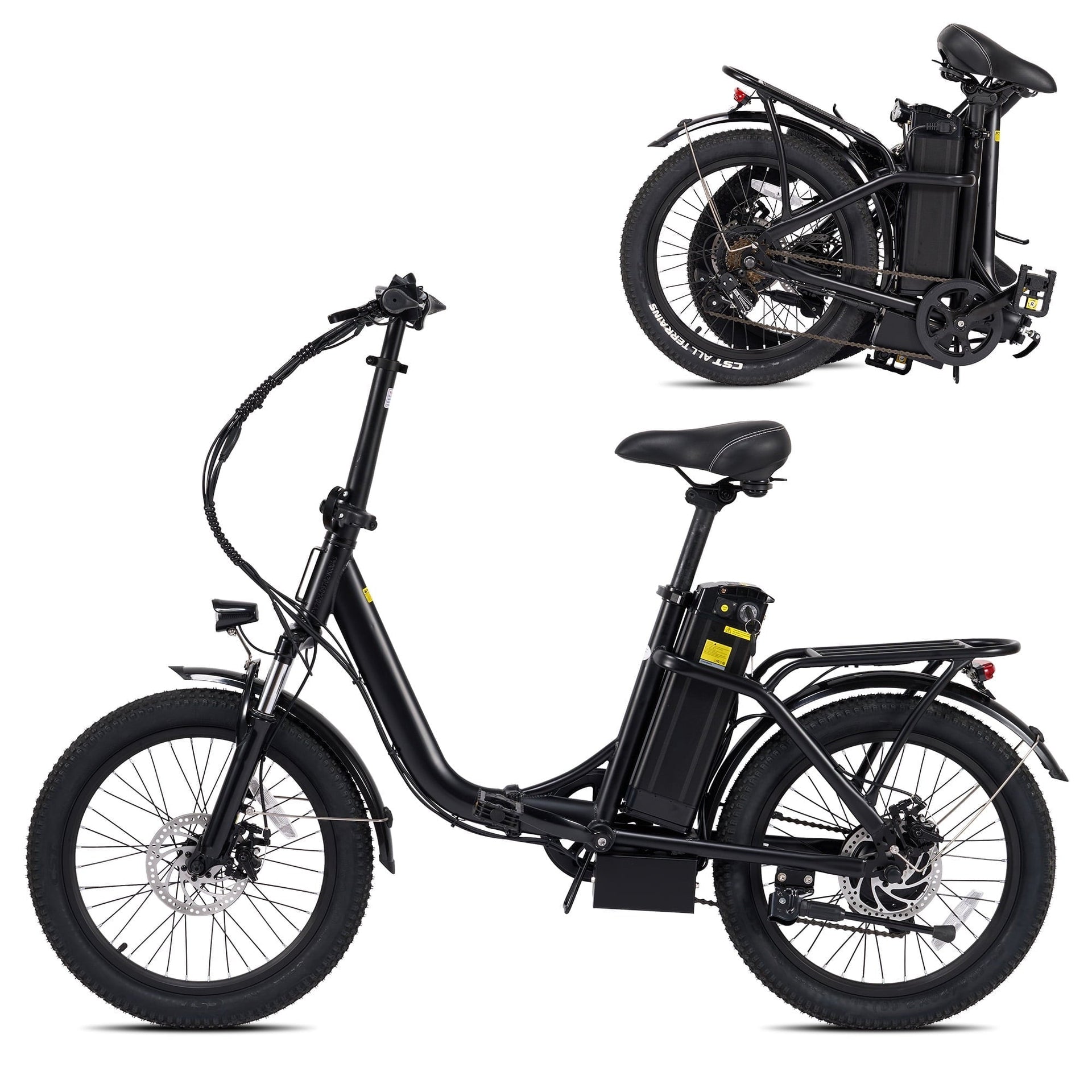 electric bicycle 350w Folding Electric Bike with 48V 350W Motor 20MPH Top Speed, Front Suspe