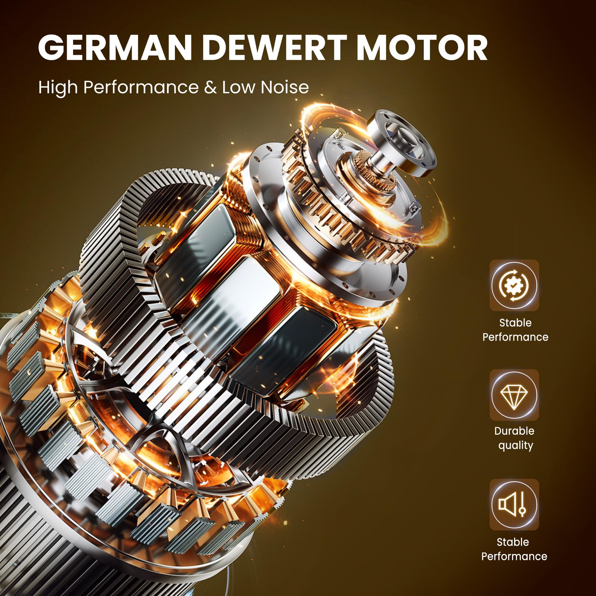 NAIPO 5 Functions Full Electric Hospital Bed for Home Use, Electric Medical Bed with Movable Bedside Table & Mattress for Seniors, 9.4"-28.5"Height, 530 lbs Capacity