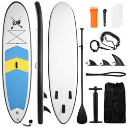 Inflatable Paddle Board Stand Up Paddle Board 120"x30"x6" Ultra-Light(17LBS) Surfing SUP Board - NAIPO