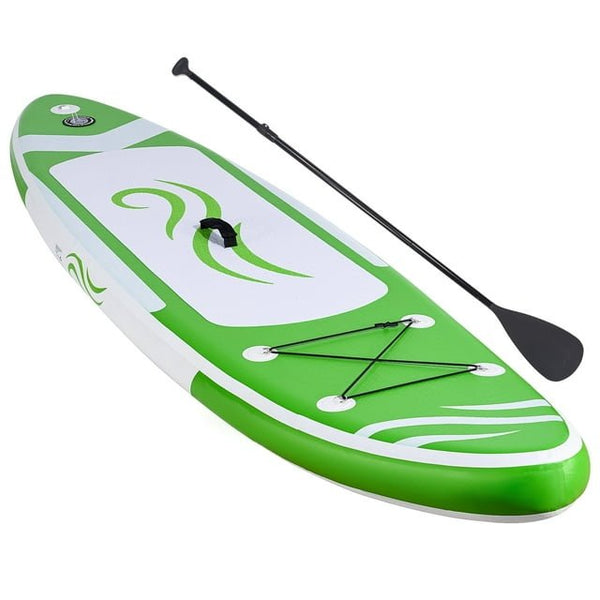 MaxKare Paddle Board 10ft Inflatable Paddle Board 6" Thick Non - Slip Deck Stand Up SUP with Paddle Accessories for Adults Youth Family Fishing - NAIPO