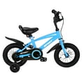 Naipo 12" Kids Girls and Boys Blue Bike with Training wheel Kid Bicycle - NAIPO