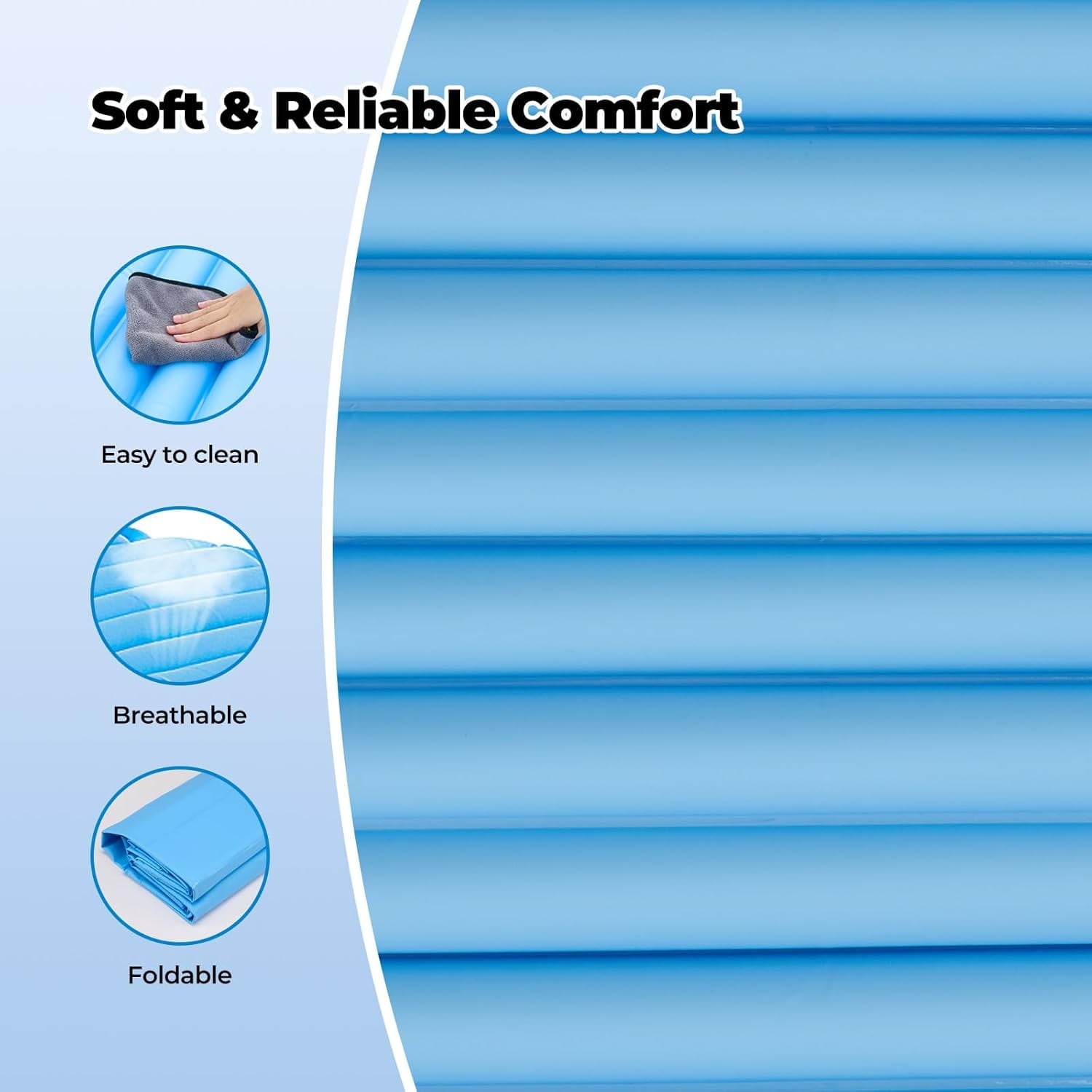 Naipo Alternating Air Pressure Mattress Pad,Bed Sore Prevention Solution, Mattress Topper with Pump,Waterproof Pressure Relief for Hospital & Home - NAIPO