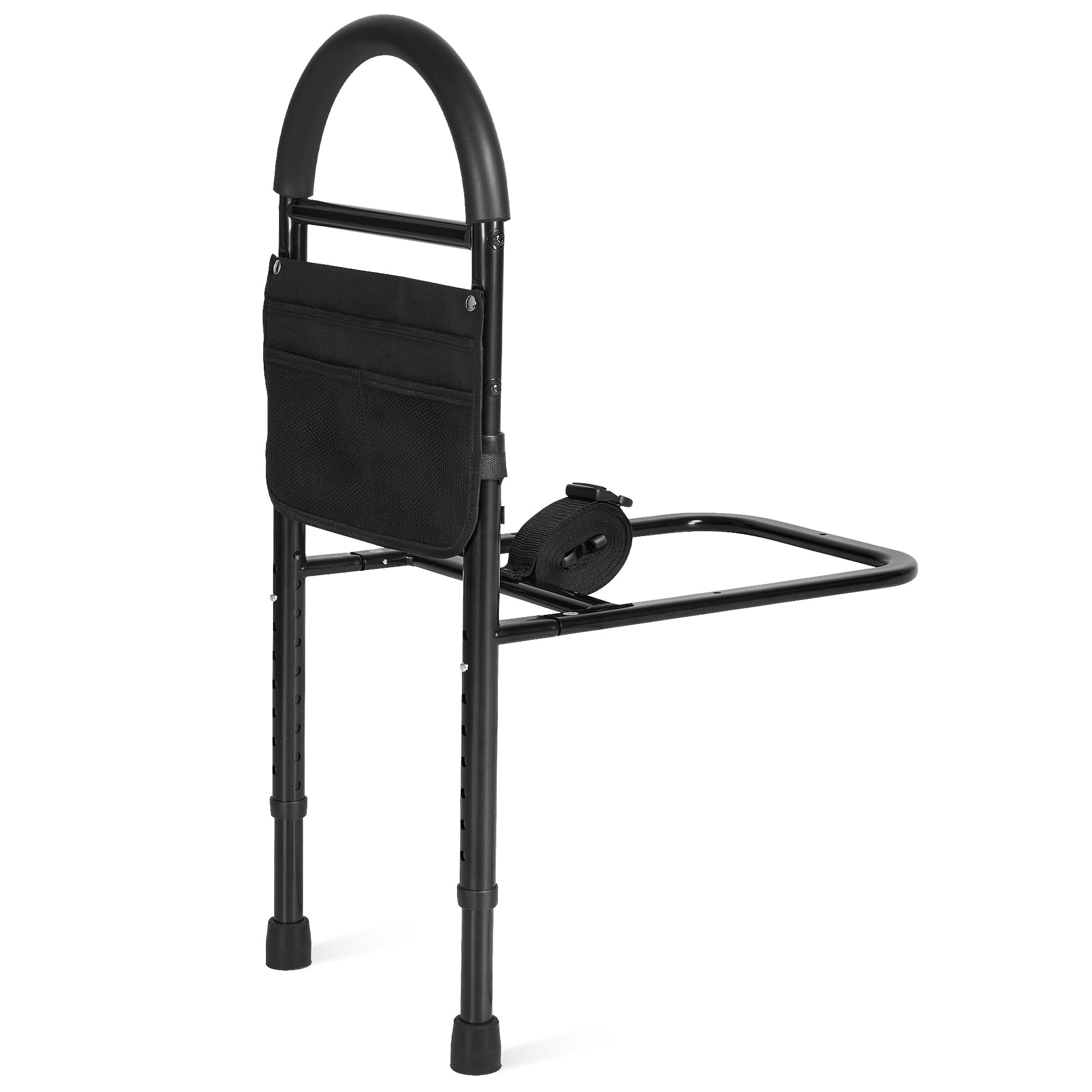 Naipo Bed Rails for Elderly Adults Safety, Adjustable Bed Assist Rails with Support Legs, Tool-Free Assembly