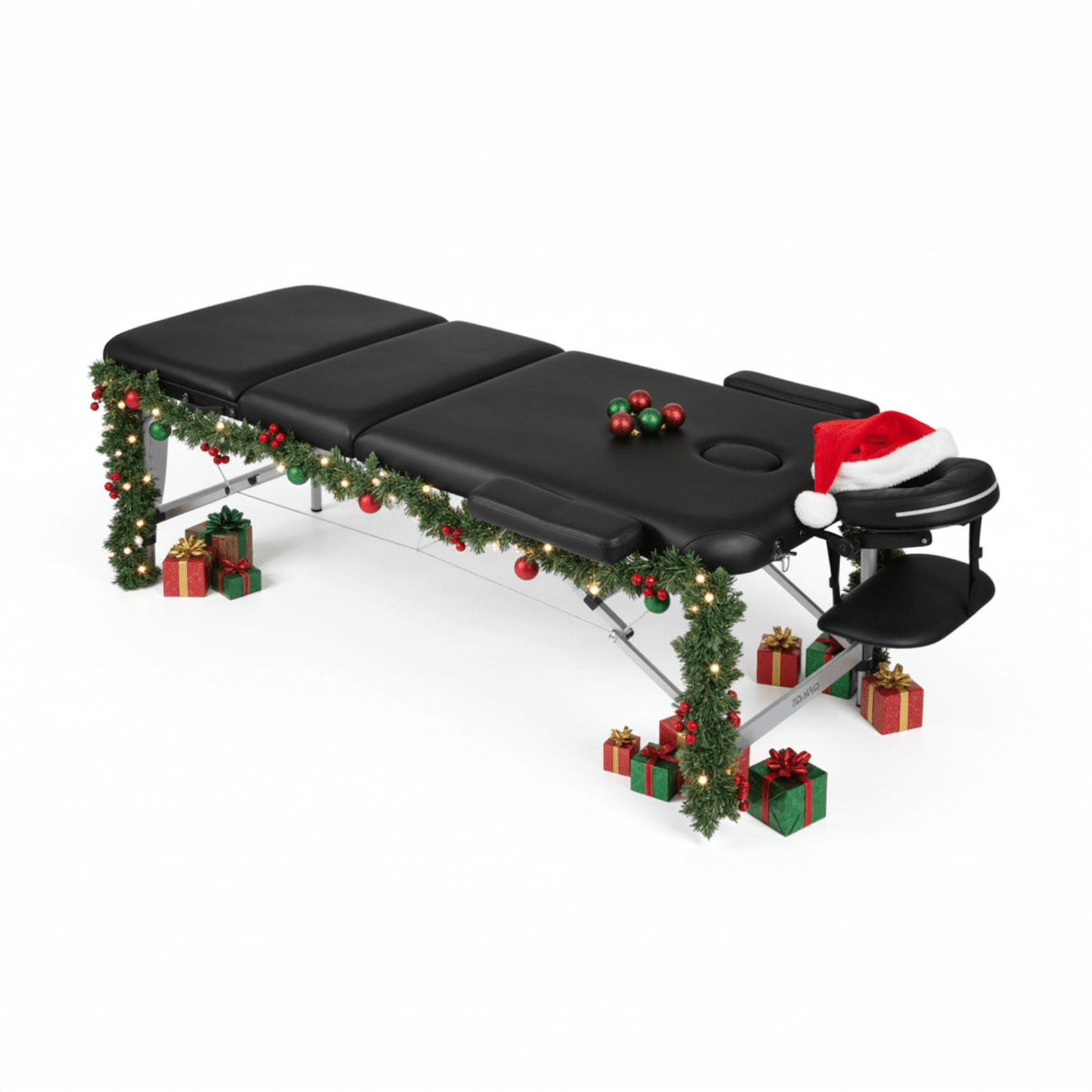Naipo MGBC - 301H Three - fold portable Massage Table with Aluminum Feet - Christmas Gift for Him/Her - NAIPO