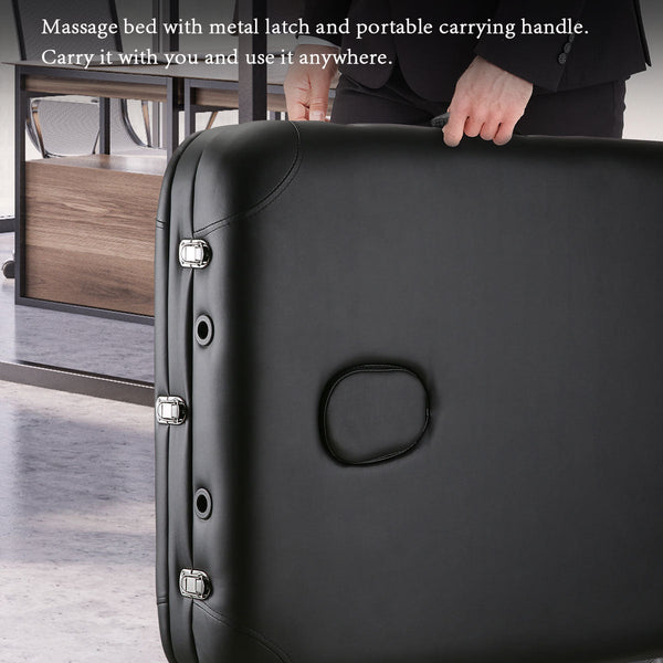 Naipo MGBC-302 Three-fold portable Massage Table with Wooden Feet