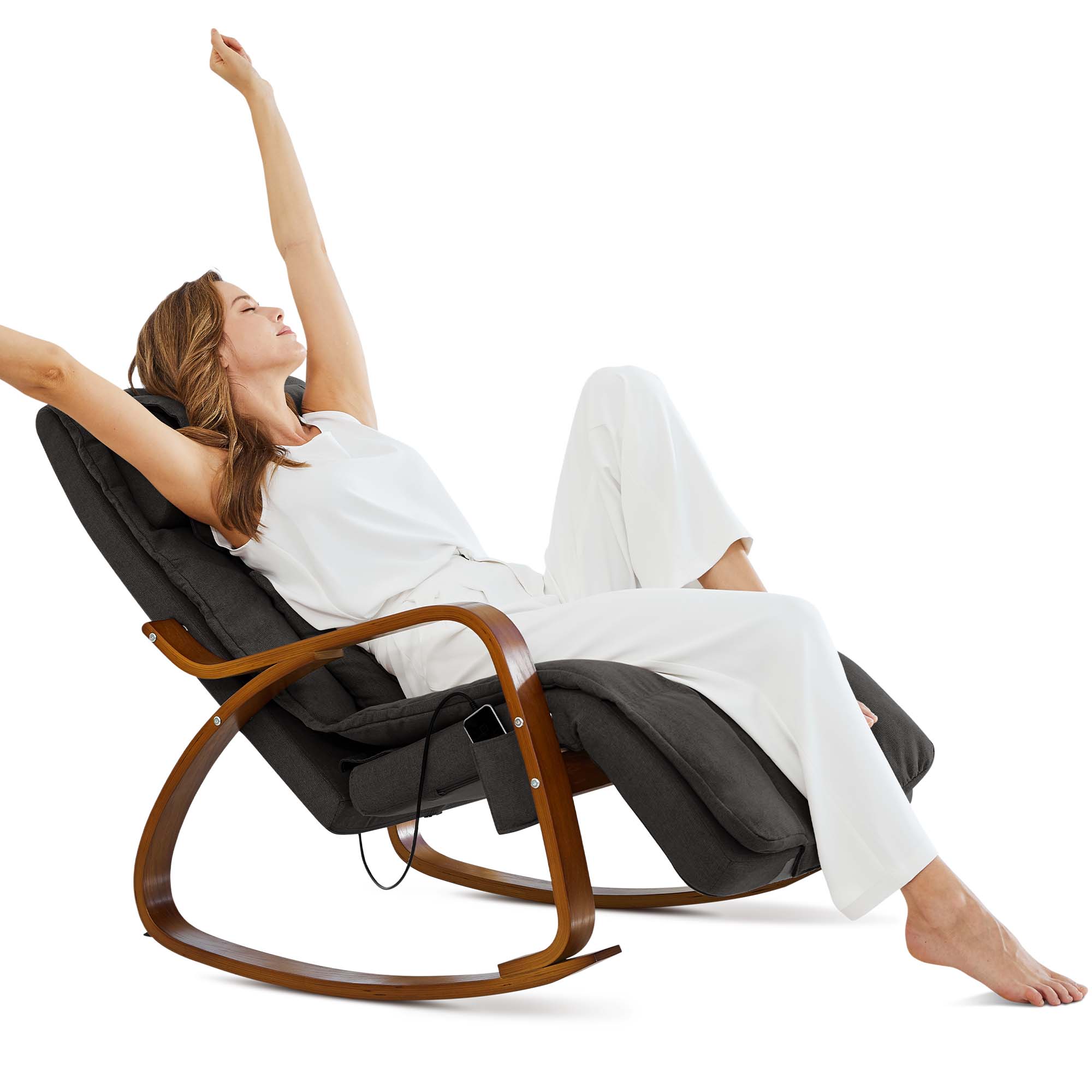 NAIPO MGC - 2300P Rocking Wooden Massage Chair - NAIPO