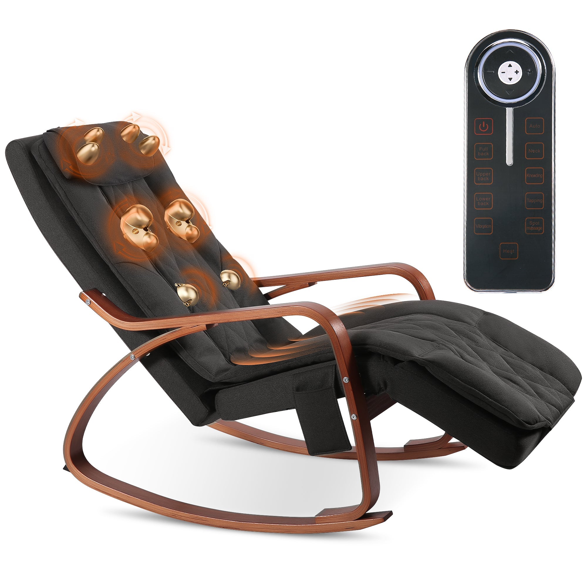NAIPO MGC - 2300P Rocking Wooden Massage Chair - NAIPO