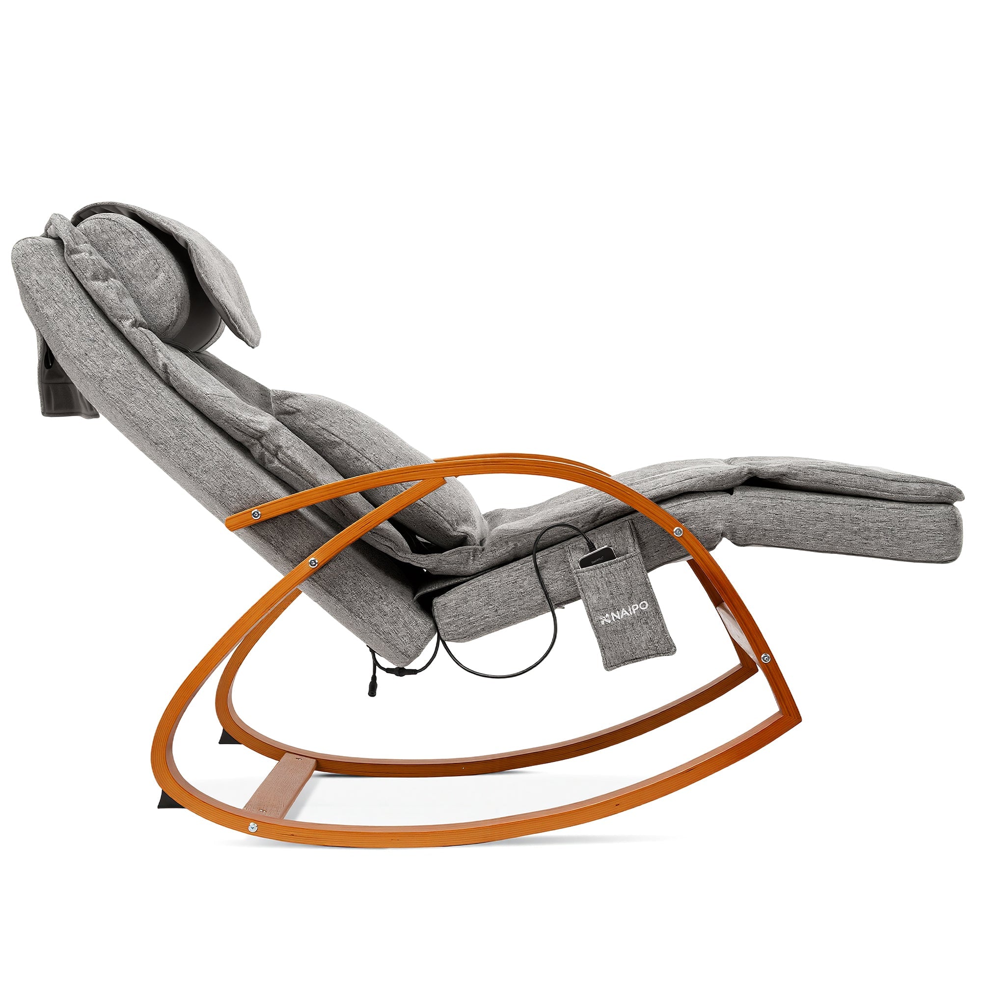 NAIPO MGC - 2300P Rocking Wooden Massage Chair - Christmas Gift for Him/Her - NAIPO