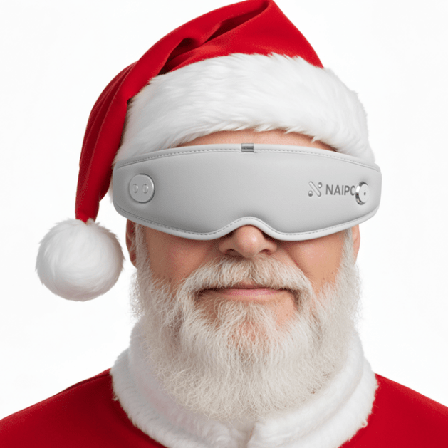 Naipo MGE - 2304 Soft Eye Care Massager with Skin Friendly Silicone Interior - Christmas Gift for Him/Her - NAIPO