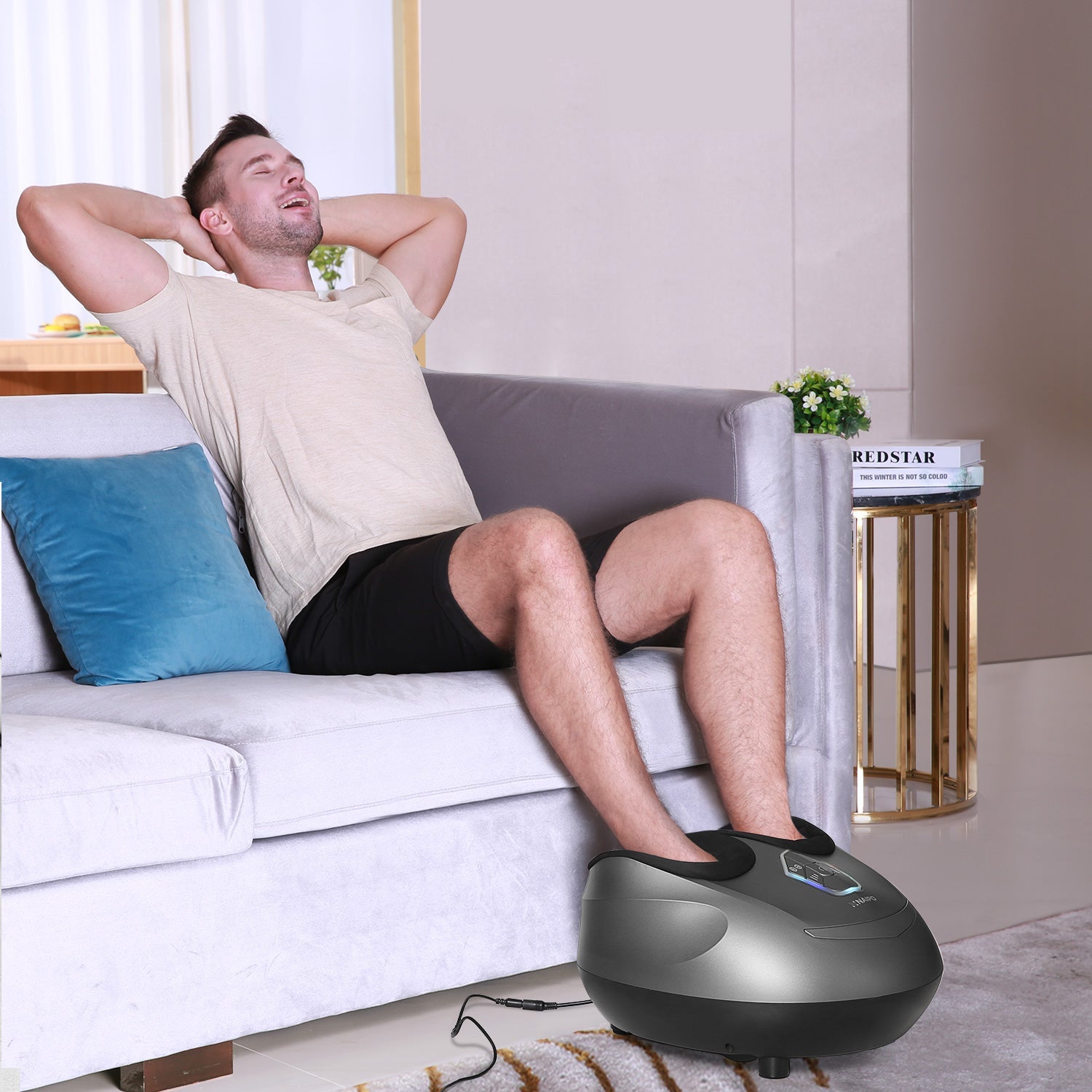 Naipo MGF - 836 Foot Massager with Heat and Airbag Massage - NAIPO