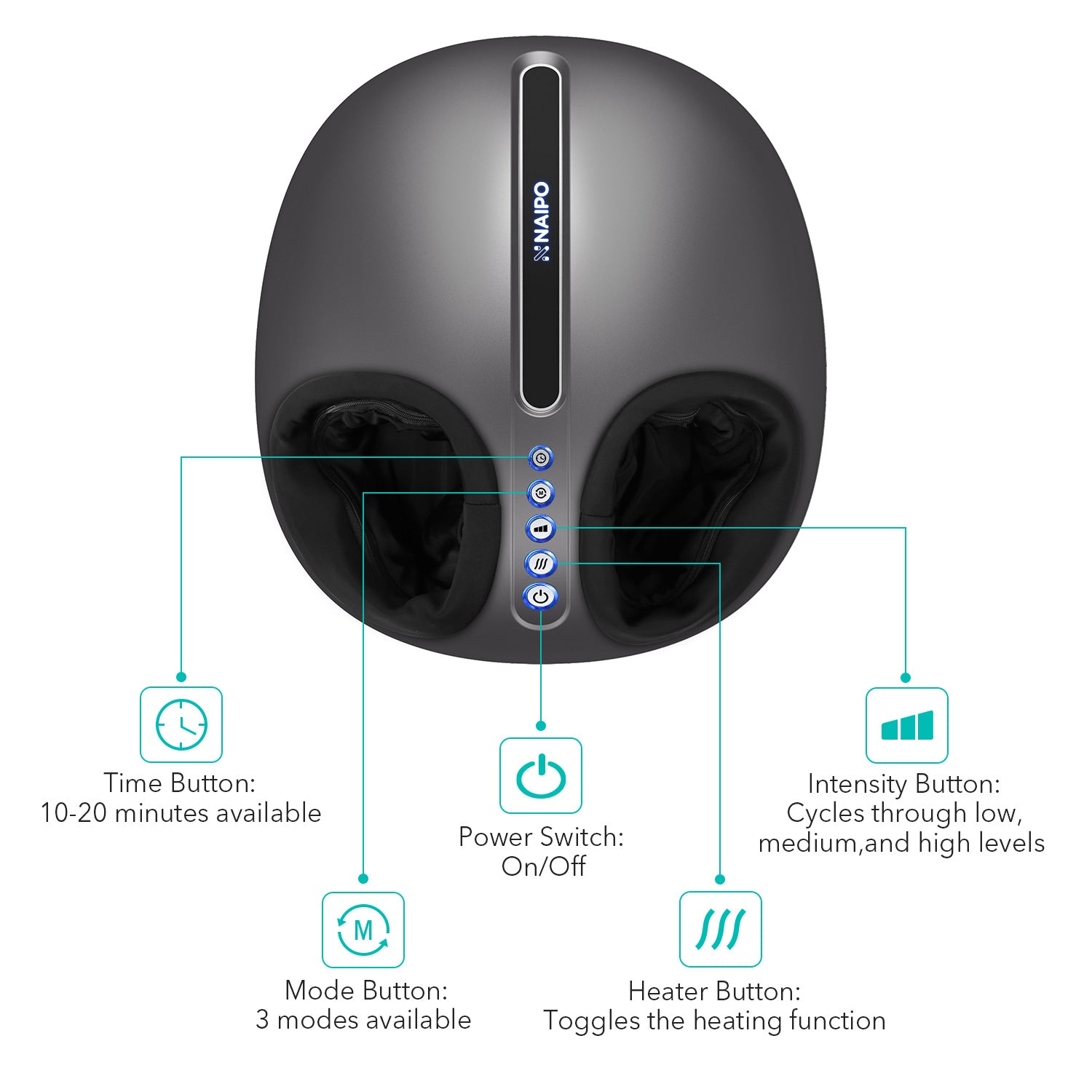 Naipo MGF-F15 Beetle Foot Massager