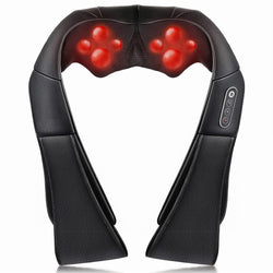 Naipo MGS - 150DC Neck and Shoulder Massager, 3D Deep Tissue Kneading Shiatsu Massager with Heat - NAIPO