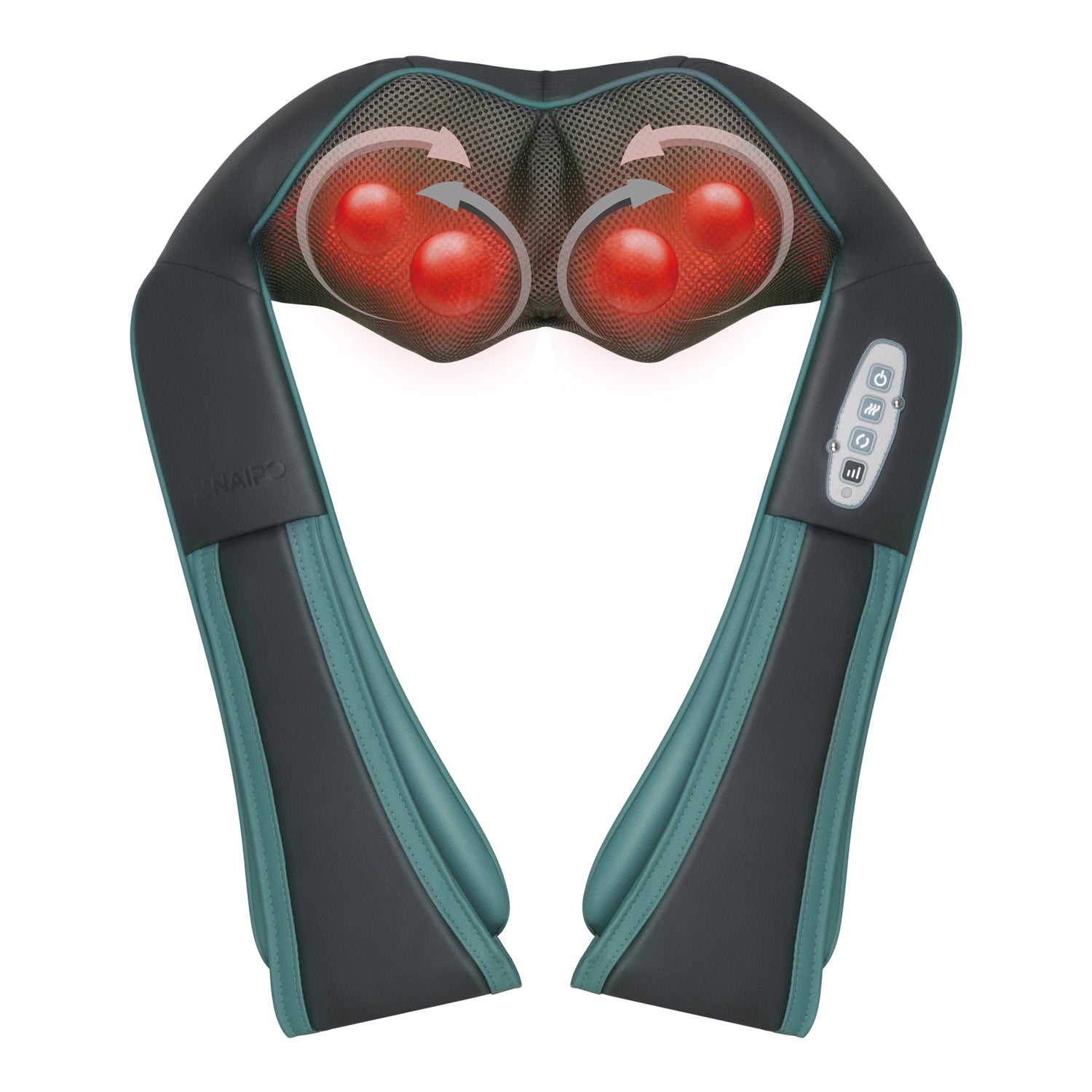 Naipo MGS - N12CS Cordless Shiatsu Neck & Shoulder Massager - NAIPO