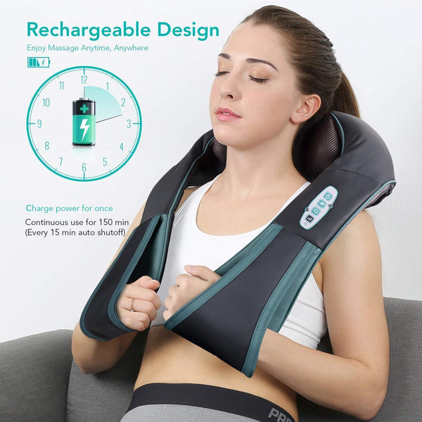 Naipo MGS-N12CS Cordless Shiatsu Neck & Shoulder Massager