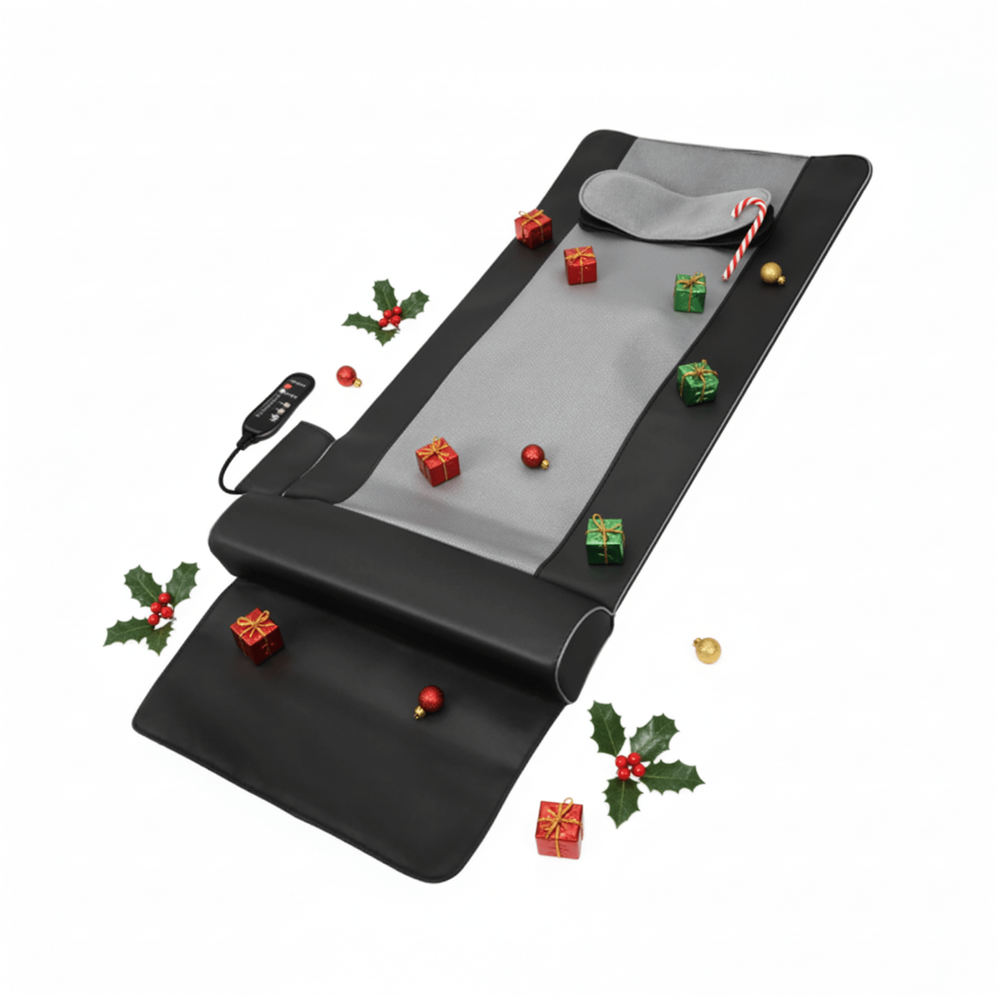 NAIPO MGYM - 8610 Portable Traction Air Yoga Mat with Waist Heated Massage - Christmas Gift for Him/Her - NAIPO