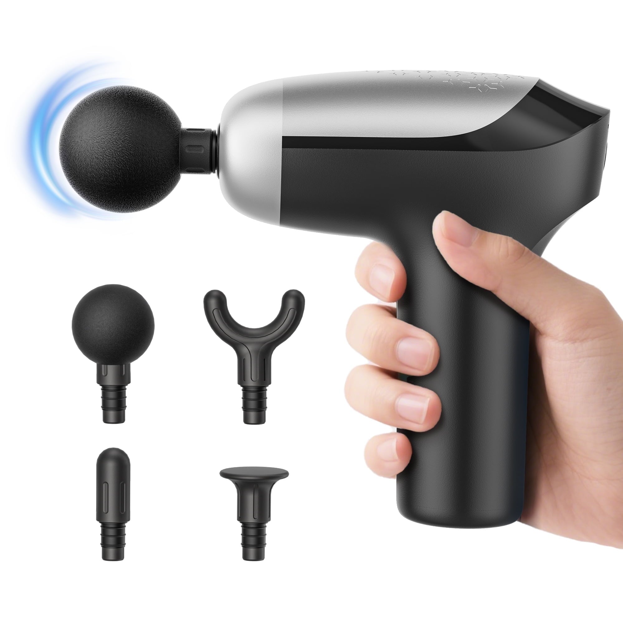 Naipo Mini Massage Gun,Back Massager for Pain Relief Deep Tissue with 6 Adjustable Speed,Gifts for Men & Women - NAIPO