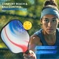 Naipo Pickleball Paddles Set with 2 Portable Pickle Ball Rackets Fiberglass Surface 4 Pickle Balls Lightweight for Family Outdoor Indoor