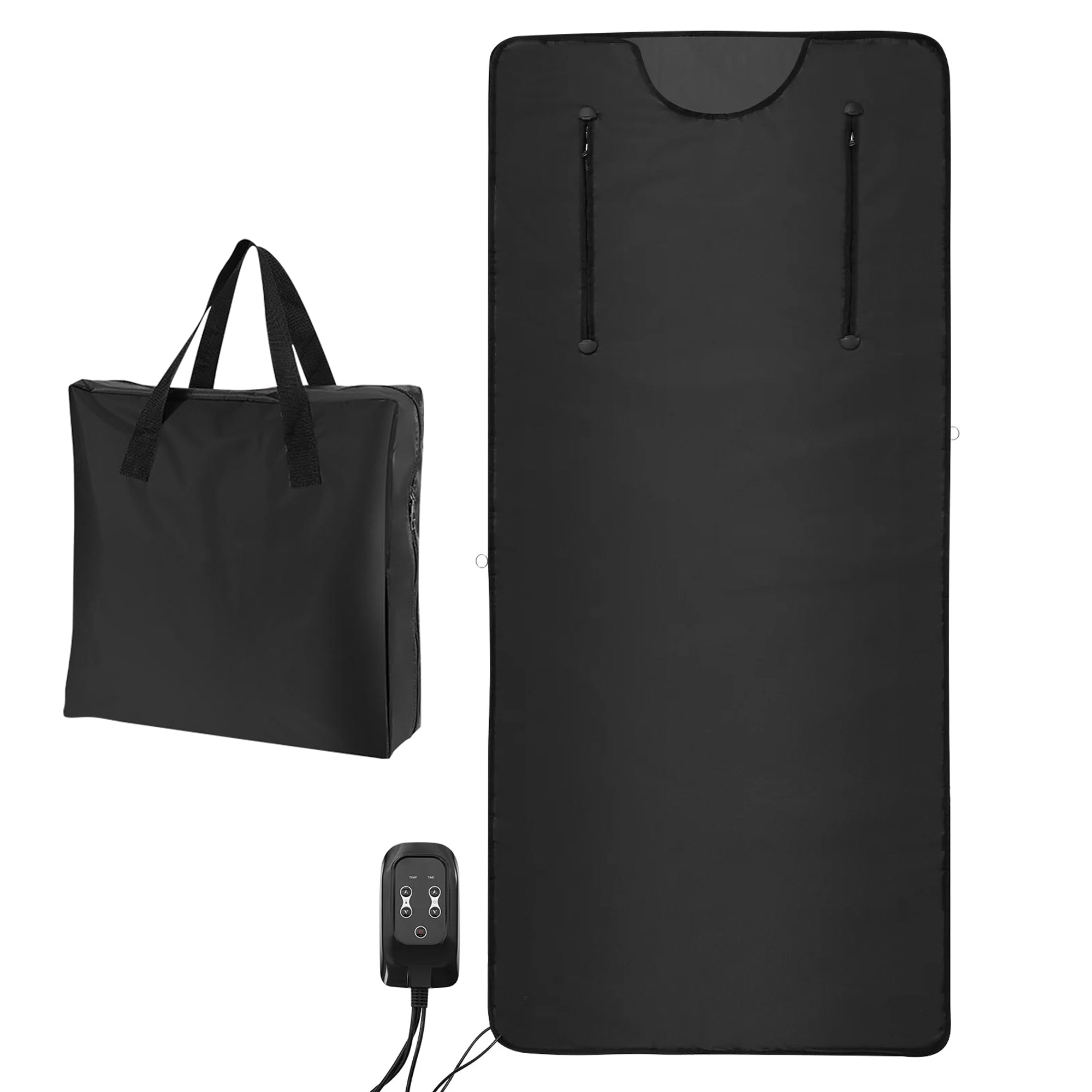 Naipo Portable Infrared Sauna Blanket,Sauna Bag for Home Use Weight Loss and Detox,86 - 158℉,6 ft x 2.6 ft,Remote Control - NAIPO