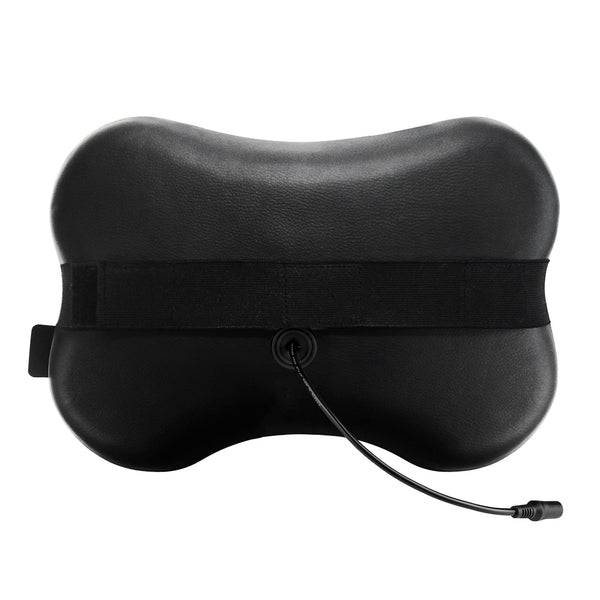 Naipo Shiatsu Pillow Massager MGP-129M with Heat for Back and Neck (Leather Cover)