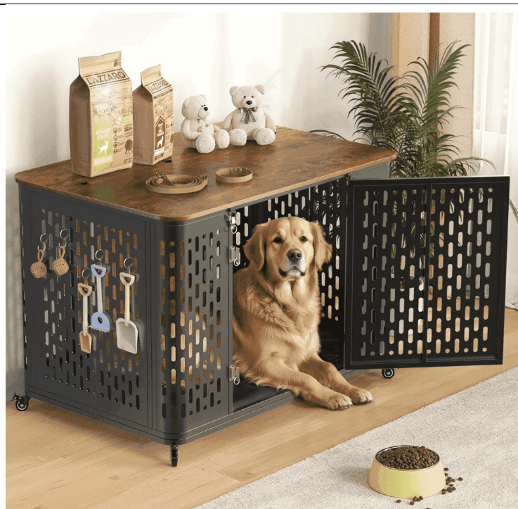Naipo XL Heavy Duty Dog Crate Furniture, 43.7