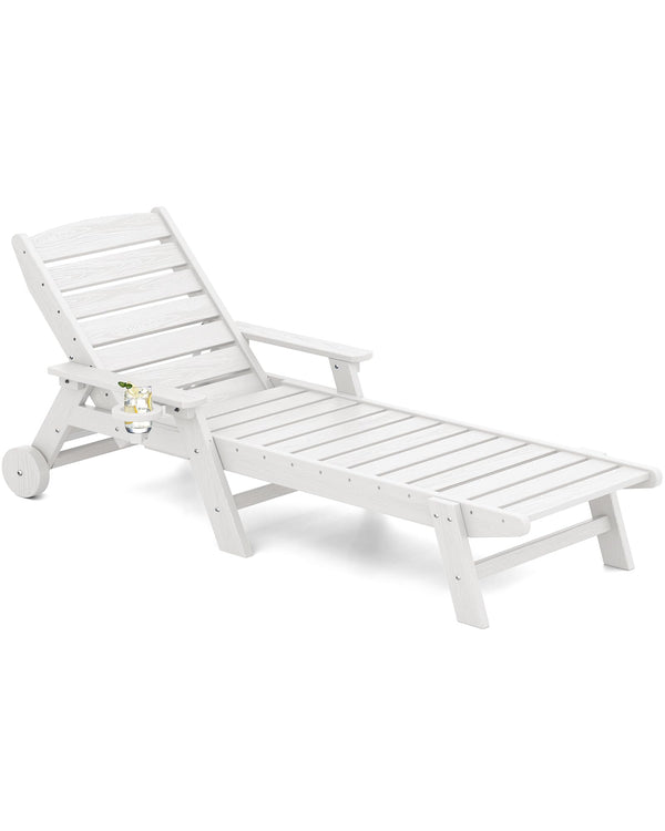 Patio Chaise Lounge Chair, PS Pool Lounge Chair - NAIPO