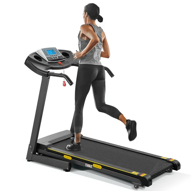 Treadmill with Incline Folding with 12 Level Automatic Incline 2.5hp Power 8.5mhp Speed Running Machine 15 Preset Training Program Electric Treadmill for Home Use - NAIPO