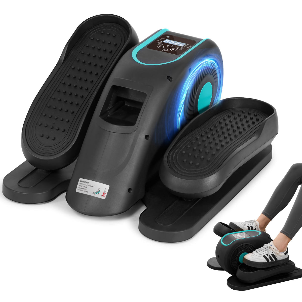Under Desk Elliptical Machine Mini Exercise Trainer