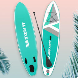 $150 With Code NAIPO50 - 10.6' Stand Up Paddle Board Inflatable SUP 10.6' x 32''x 6'' with Premium Paddleboard & Bi Action Speed Pump & Portable Backpack for Youth Adult Have Fun in River, Oceans and Lakes - NAIPO