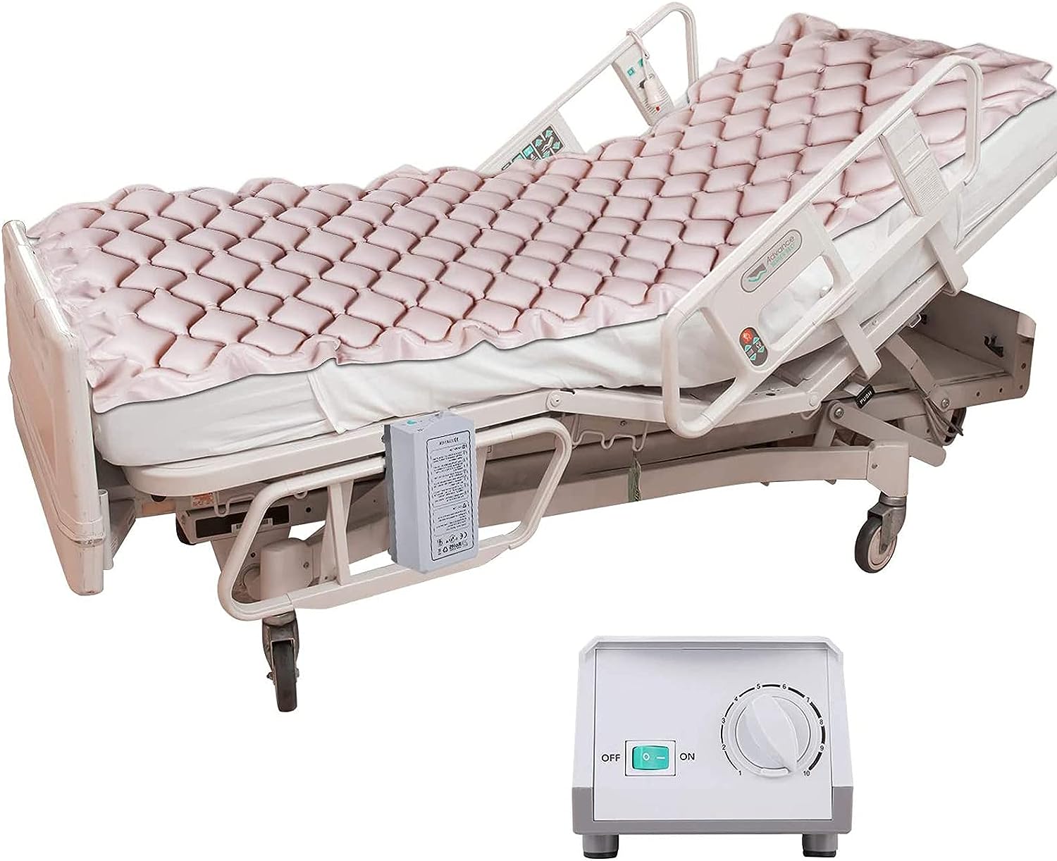 Alternating Pressure Mattress Medical Air Mattress with Inflatable Pad & Electric Pump System for Ulcer Bedsore Prevention and Pressure Sore Treatment