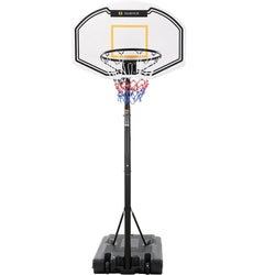 Basketball Hoop Portable Basketball Goal Basketball System 35"x23.6" Backboard with Adjustable Height and Removable Wheels Outdoor/Indoor for Kids/Youth/Teenagers--Wholesale--US - NAIPO