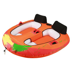 Careboda Inflatable Towable Tube for Boating 2 Rider, for Youth, Adult, Watersports Series - NAIPO