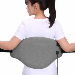 Electric Heating Pad for Lower Back & Shoulder & Abdomen, Large Waist Wrap Belt with Adjustable Flexible Straps, Portable Heating Pad Wraps 3 Heat Settings & 2 Hours Auto Off, Washable, 32 x 54 cm - NAIPO