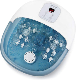 Foot Bath Massager with Heat Bubbles Vibration and 14 Massage Rollers, Foot Spa Basin Pedicure Soaking Feet with Adjustable Temperature and Auto Shut-Off, Comfortable Relax Home Spa Experience--Wholesale--US - NAIPO