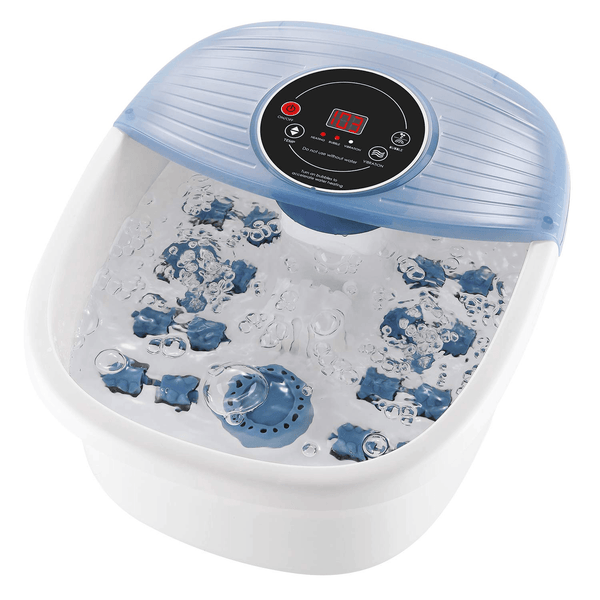 Foot Spa Bath Massager with Heat Bubbles Vibration 3 in 1 Function, 16 Masssage Rollers Soaker Digital Temperature Control Pedicure Tub Bath for Feet Home Use--Wholesale--US - NAIPO