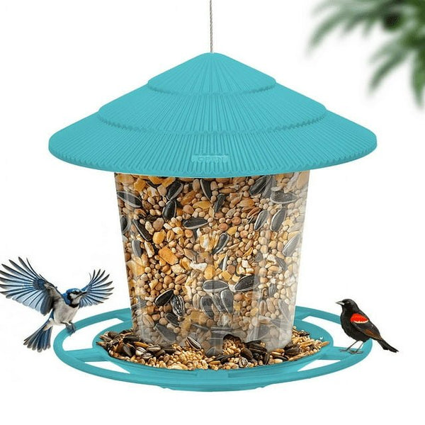 Hanging Bird Feeders for Outside, Squirrel Proof, Easy to Fill Wild Bird Feeders, Attract a Variety of Hummingbird - NAIPO
