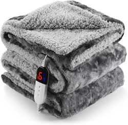 Heated Blanket Electric Throw 6 Heating Levels - NAIPO