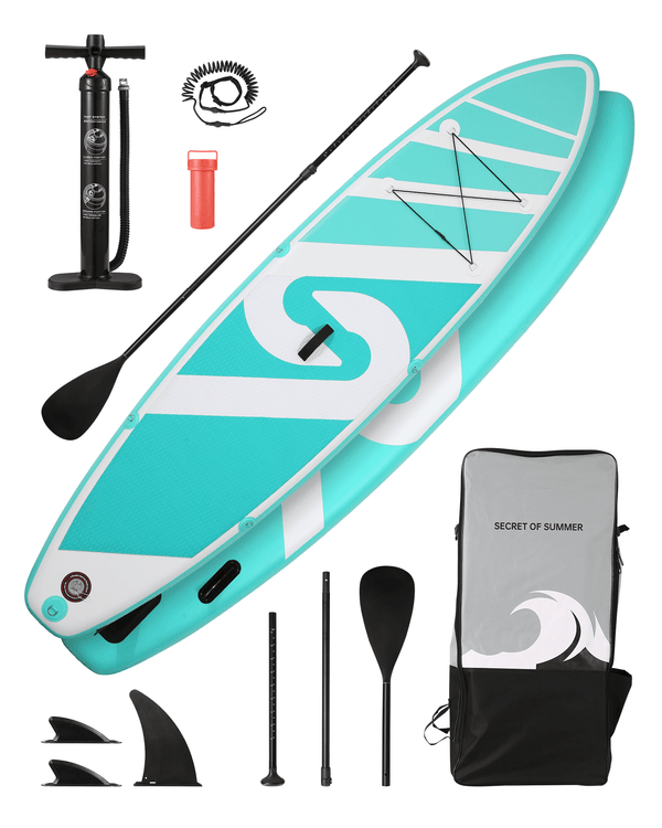Inflatable Paddle Board Stand Up Paddle Board 120"x30"x6" Ultra-Light(17LBS) Surfing SUP Board - NAIPO