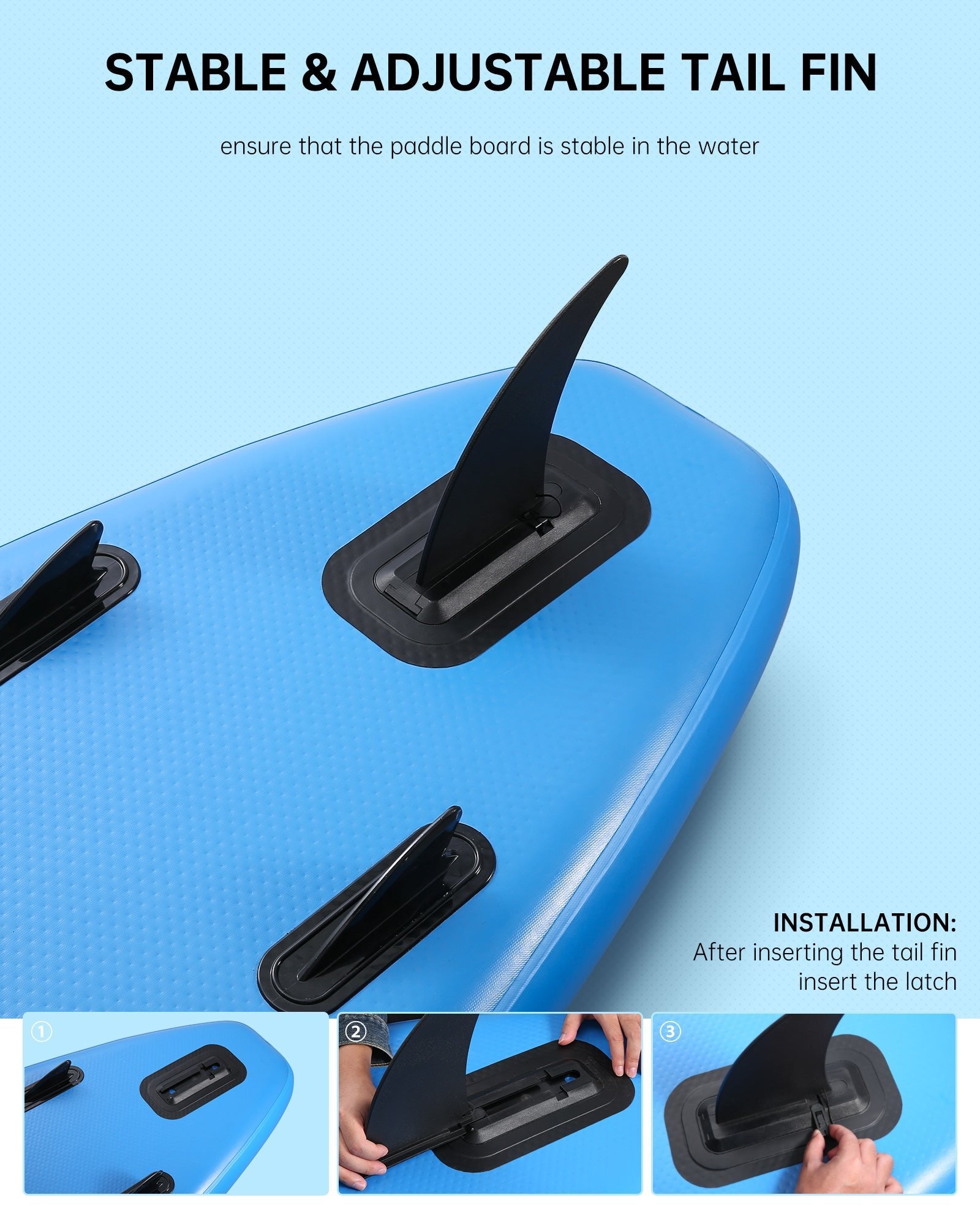 Inflatable Paddle Board Stand Up Paddle Board SUP 6 inches Thick Board With SUP Accessories & Carry Bag & Fast Pumping for Adults & Youth for Paddling Surfing Fishing Yoga - NAIPO